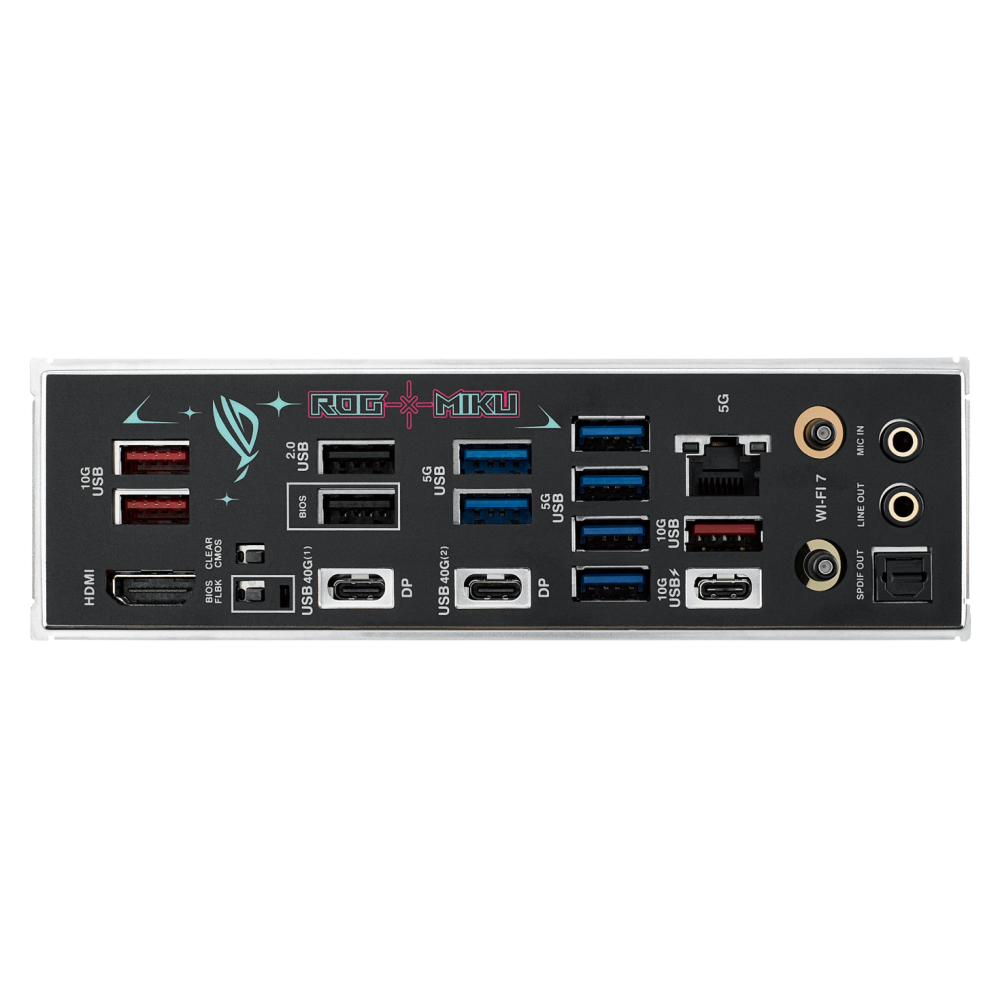 Carte Mère ASUS ROG STRIX X870E-H GAMING WIFI7 HATSA MIKU EDITION / ATX / AM5 / DDR5
