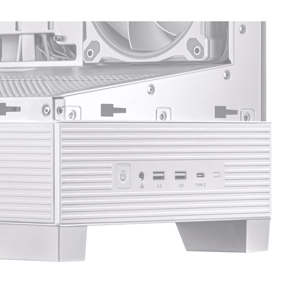 Boîtier Gamer Moyen Tour ASUS A31 PLUS TG / ATX / ARGB / Blanc