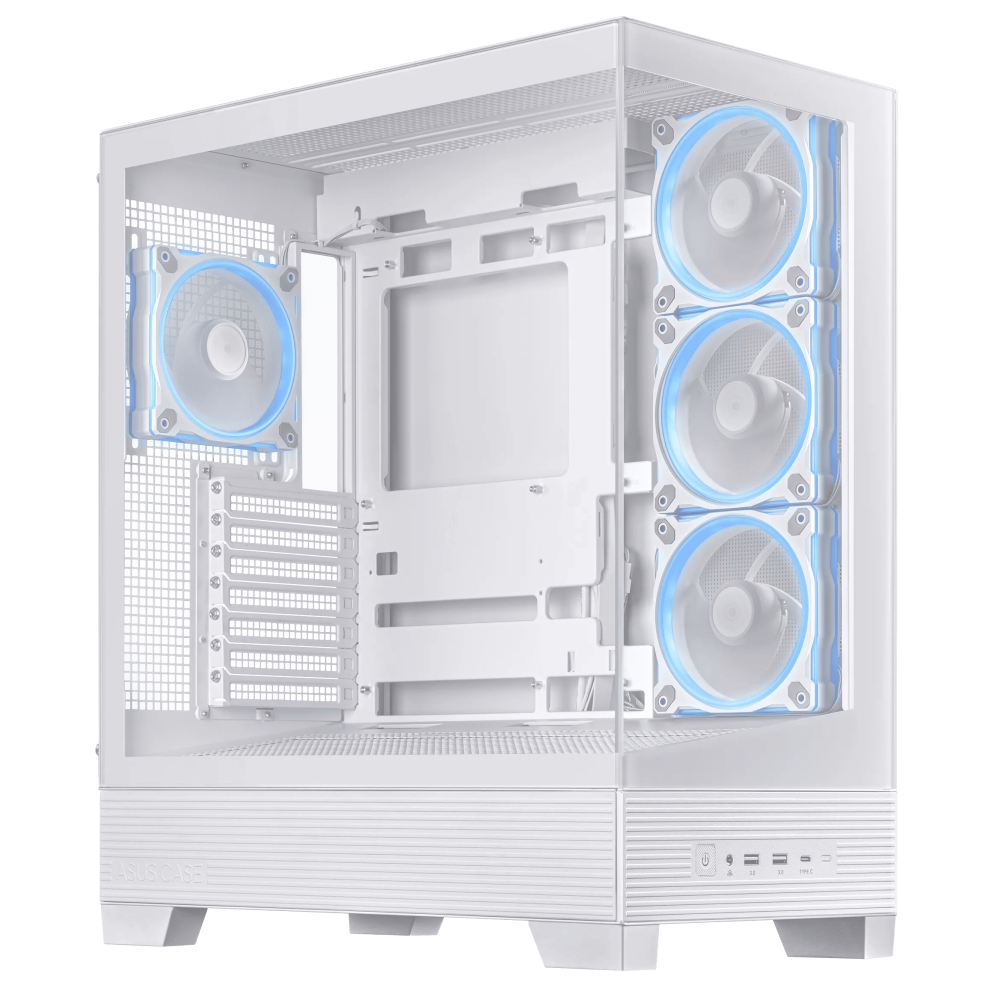 Boîtier Gamer Moyen Tour ASUS A31 PLUS TG / ATX / ARGB / Blanc