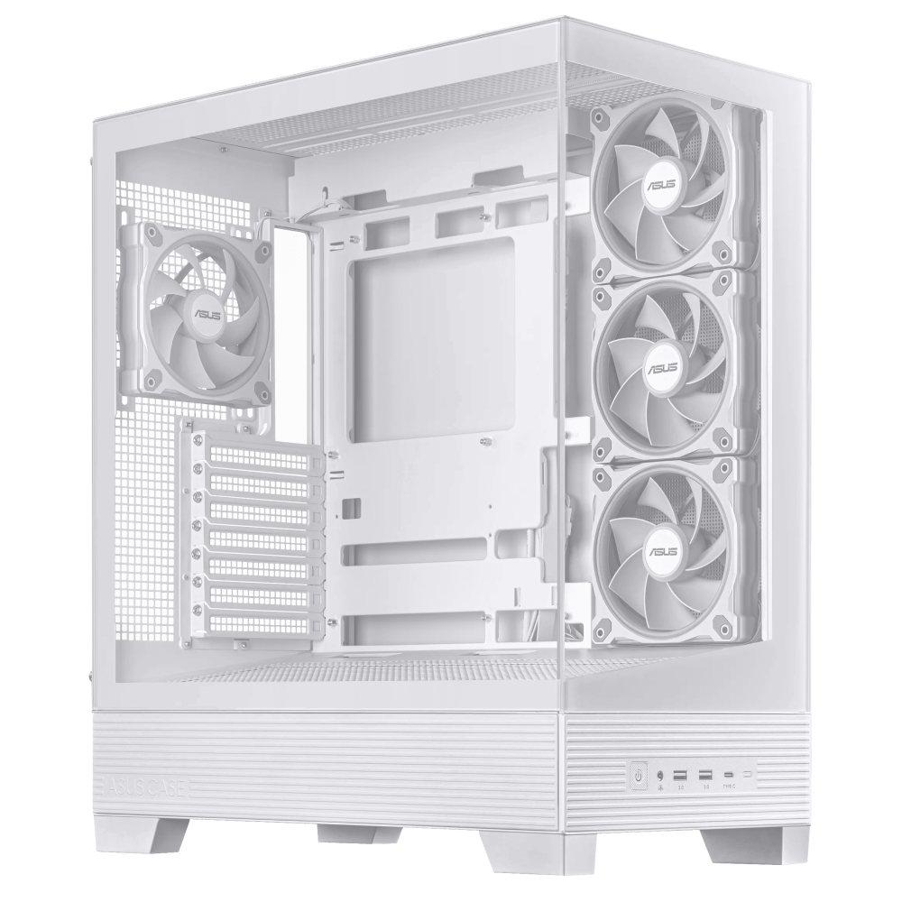 Boîtier Gamer Moyen Tour ASUS A31 PLUS TG / ATX / ARGB / Blanc
