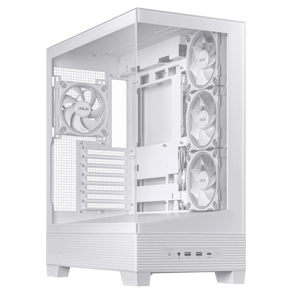 Boîtier Gamer Moyen Tour ASUS A31 PLUS TG / ATX / ARGB / Blanc