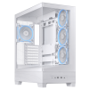 Boîtier Gamer Moyen Tour ASUS A31 PLUS TG / ATX / ARGB / Blanc
