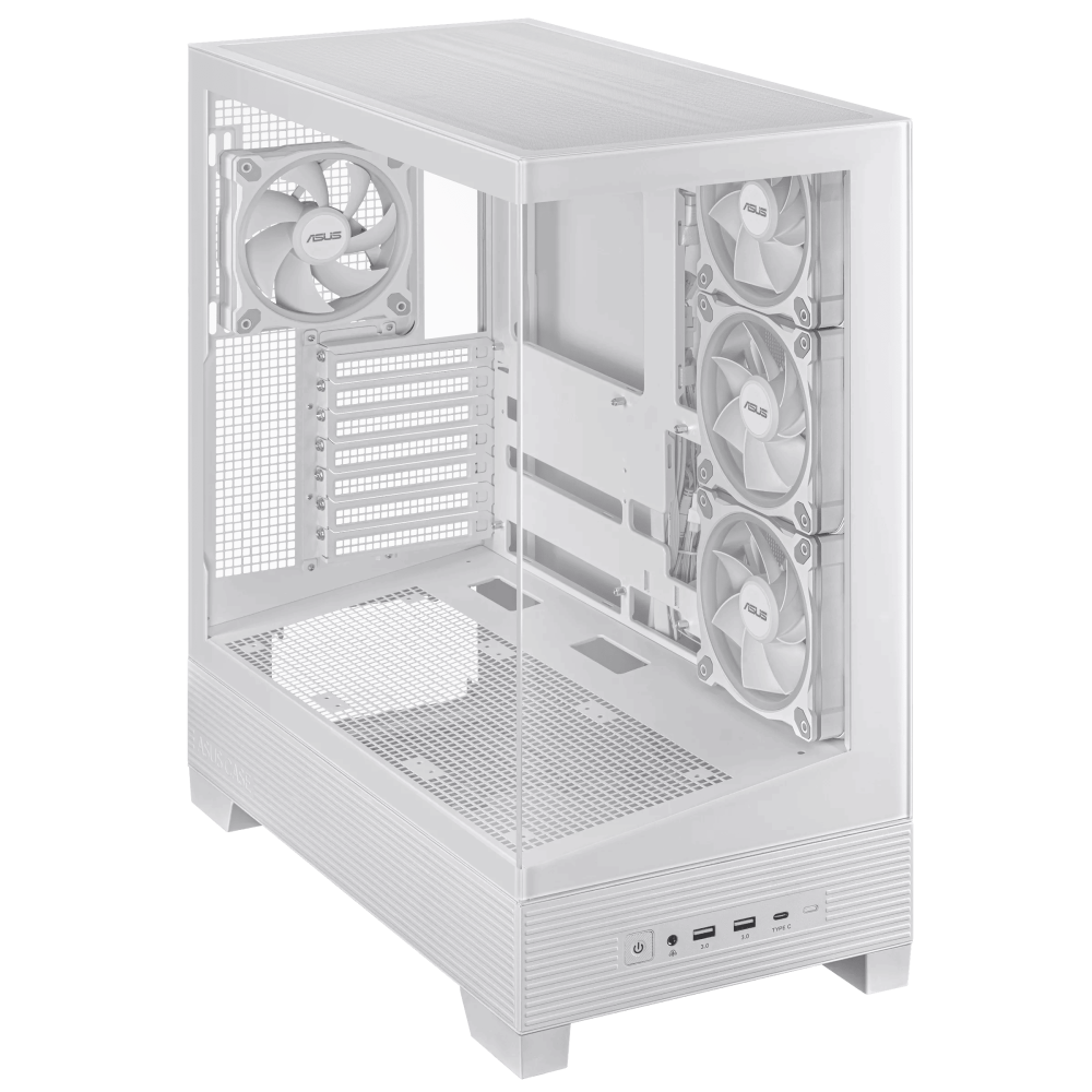 Boîtier Gamer Moyen Tour ASUS A31 PLUS TG / ATX / ARGB / Blanc