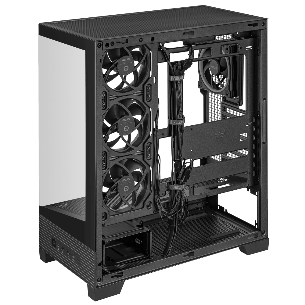 Boîtier Gamer Moyen Tour ASUS A31 PLUS TG / ATX / ARGB / Noir