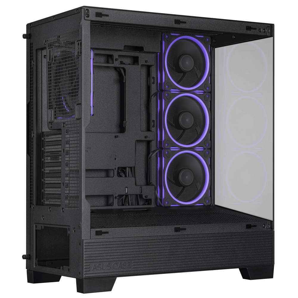 Boîtier Gamer Moyen Tour ASUS A31 PLUS TG / ATX / ARGB / Noir