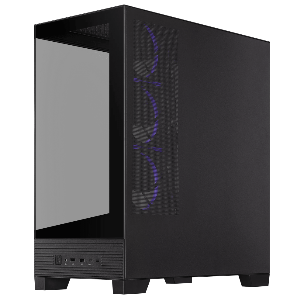 Boîtier Gamer Moyen Tour ASUS A31 PLUS TG / ATX / ARGB / Noir
