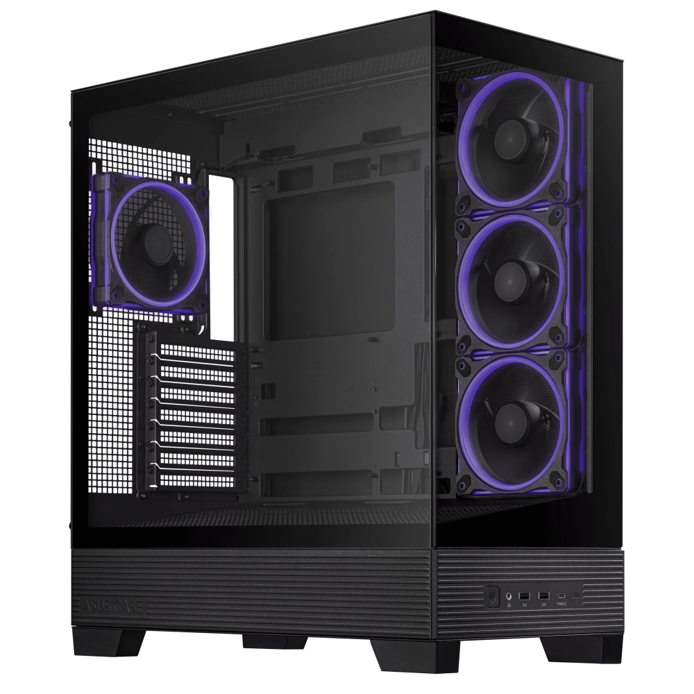 Boîtier Gamer Moyen Tour ASUS A31 PLUS TG / ATX / ARGB / Noir