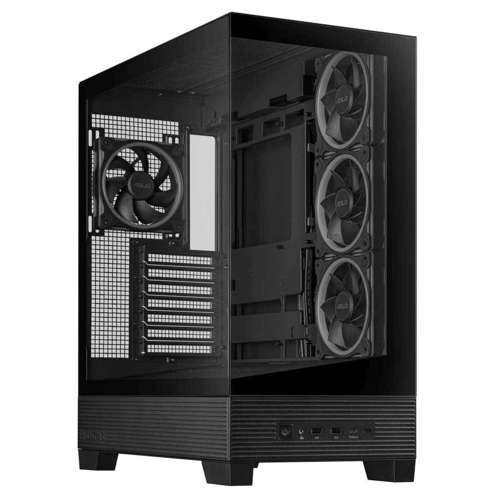 Boîtier Gamer Moyen Tour ASUS A31 PLUS TG / ATX / ARGB / Noir