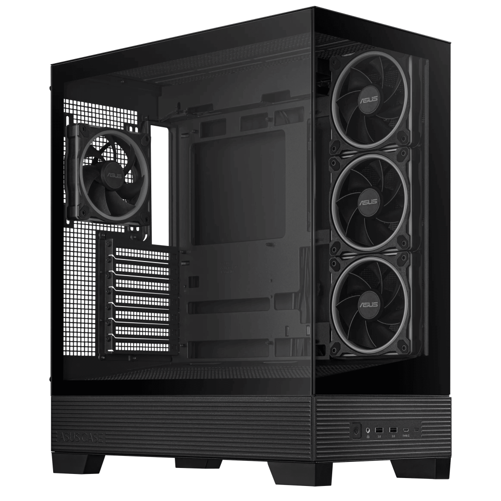 Boîtier Gamer Moyen Tour ASUS A31 PLUS TG / ATX / ARGB / Noir