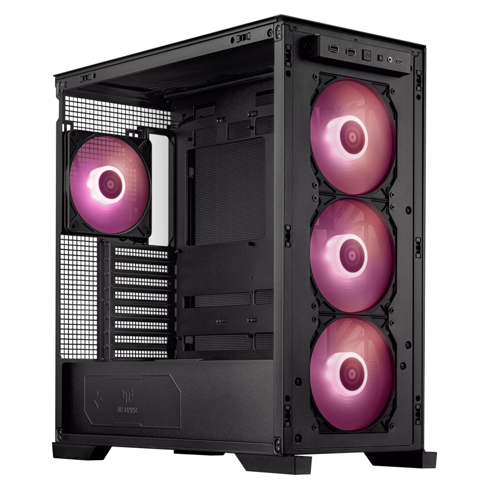 Boîtier ASUS Moyen Tour TUF GAMING GT302 TG ARGB / Noir