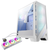Boîtier Gamer Moyen Tour MSI MAG FORGE 320R AIRFLOW / ATX / WHITE Avec WATERCOOLING HYBROK HL360B COOLING 360ML ARGB / Blanc