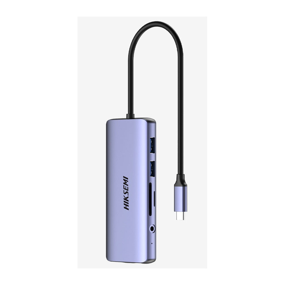 HUB USB Hiksemi Multifonctionnel Type-C 11-en-1 DS11 / Gris