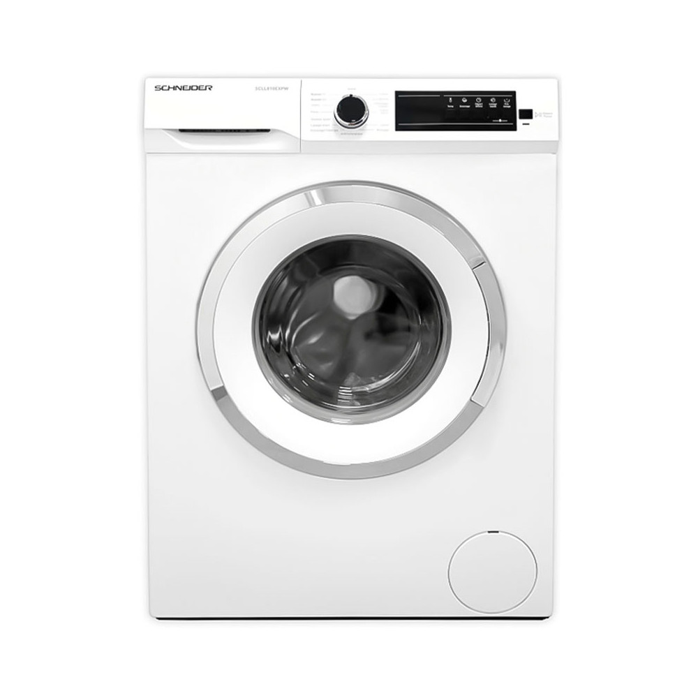 Machine à laver Frontale SCHNEIDER avec Afficheur 8 KG / Blanc