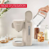 Cafetière MOULINEX 1.25 Litre / 1000W / GRIS CHAUD / FG2M0B10
