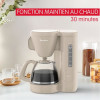 Cafetière MOULINEX 1.25 Litre / 1000W / GRIS CHAUD / FG2M0B10