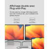 Station d'accueil BELKIN USB-C 8-en-1 double affichage