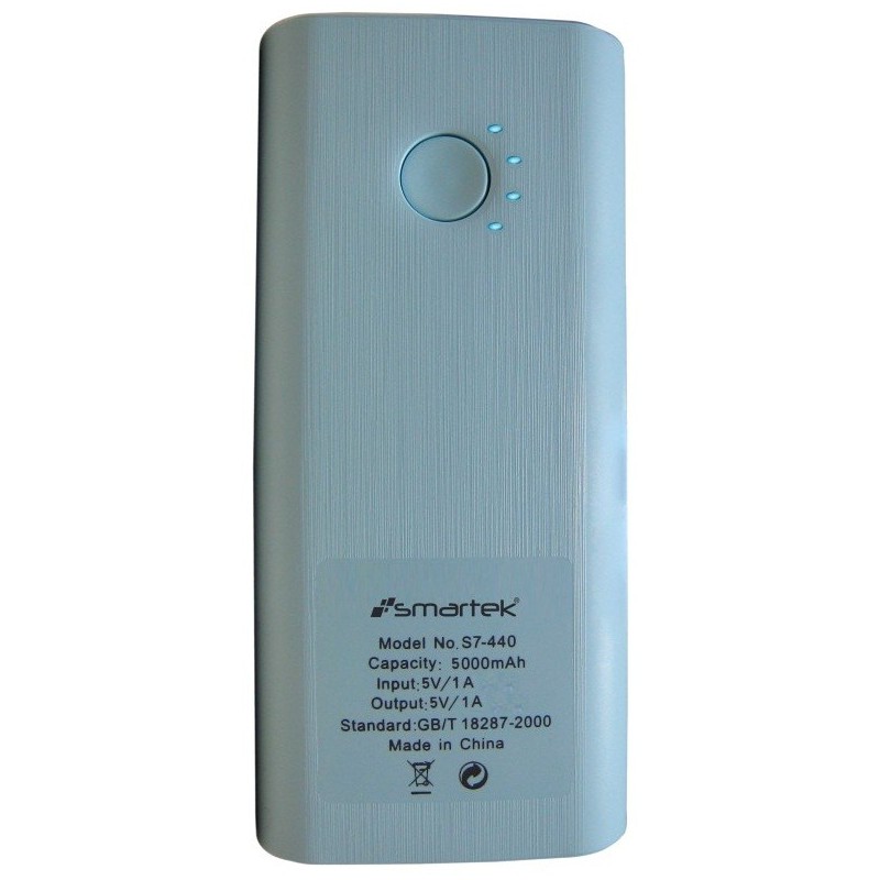 Power Bank Smartek S7 / 5000 mAh / Bleu