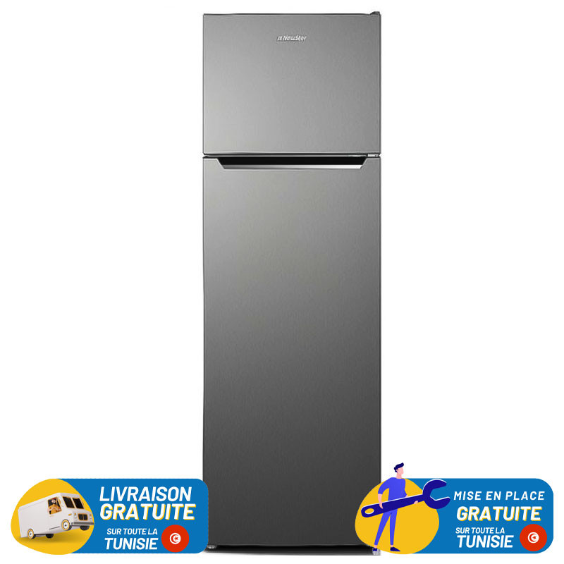 Réfrigérateur Congélateur Defrost NEWSTAR 3600S / 360 L / Dark inox
