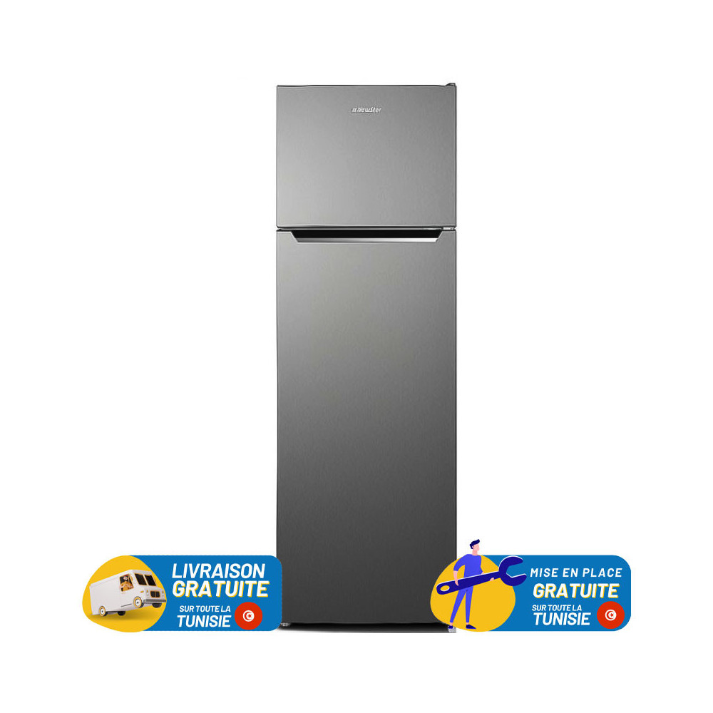 Réfrigérateur Congélateur Defrost NEWSTAR 3600S / 360 L / Dark inox