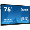 Écran Tactile Interactif iiyama PROLITE 75" 4K UHD IPS / 60 Hz / Noir