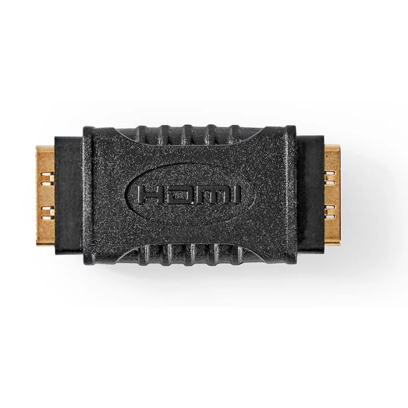 Adaptateur HDMI Nedis Femelle vers Femelle Plaqué or / Noir