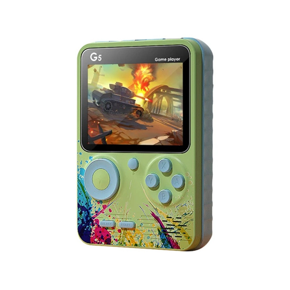 Console De Jeu GameBOX G5 Avec Manette / 500 Jeux / Vert