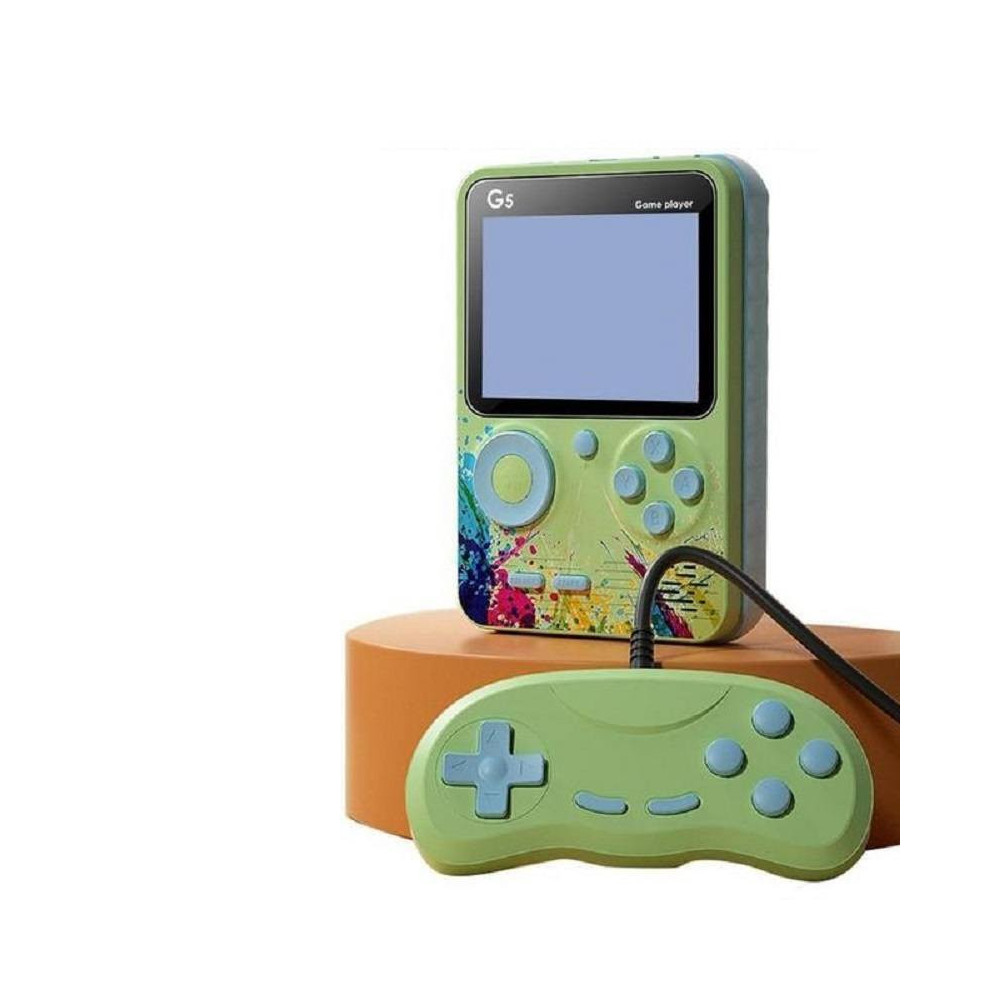 Console De Jeu GameBOX G5 Avec Manette / 500 Jeux / Vert