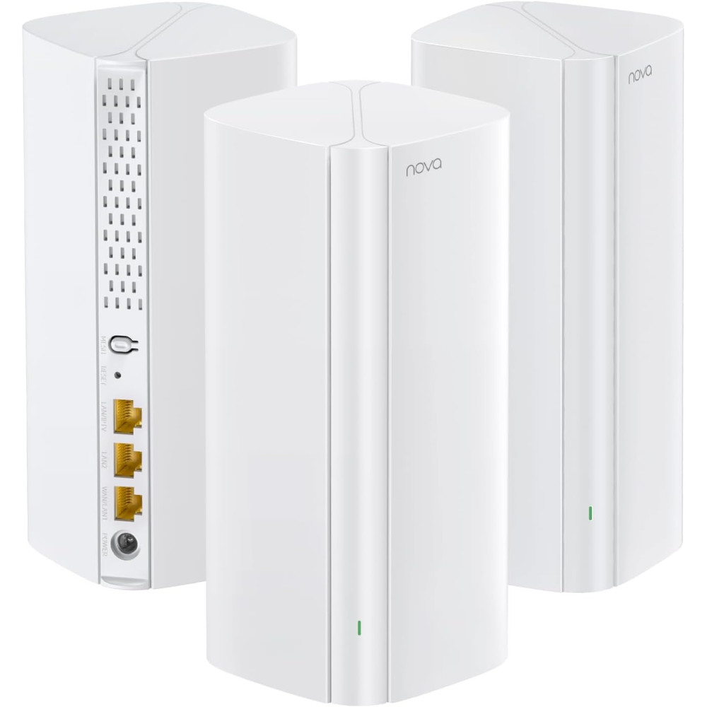 Point d'accés Et Routeur Tenda Nova MX12 - Pack de 3 Systémes Wi-Fi 6 AX3000 Mbps