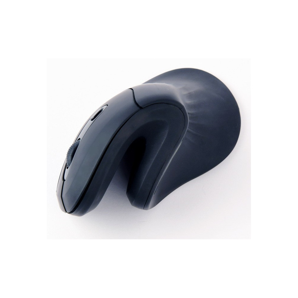 Souris optique sans fil GEMBIRD ergonomique à 6 boutons / Noir