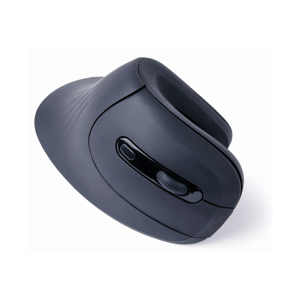 Souris optique sans fil GEMBIRD ergonomique à 6 boutons / Noir