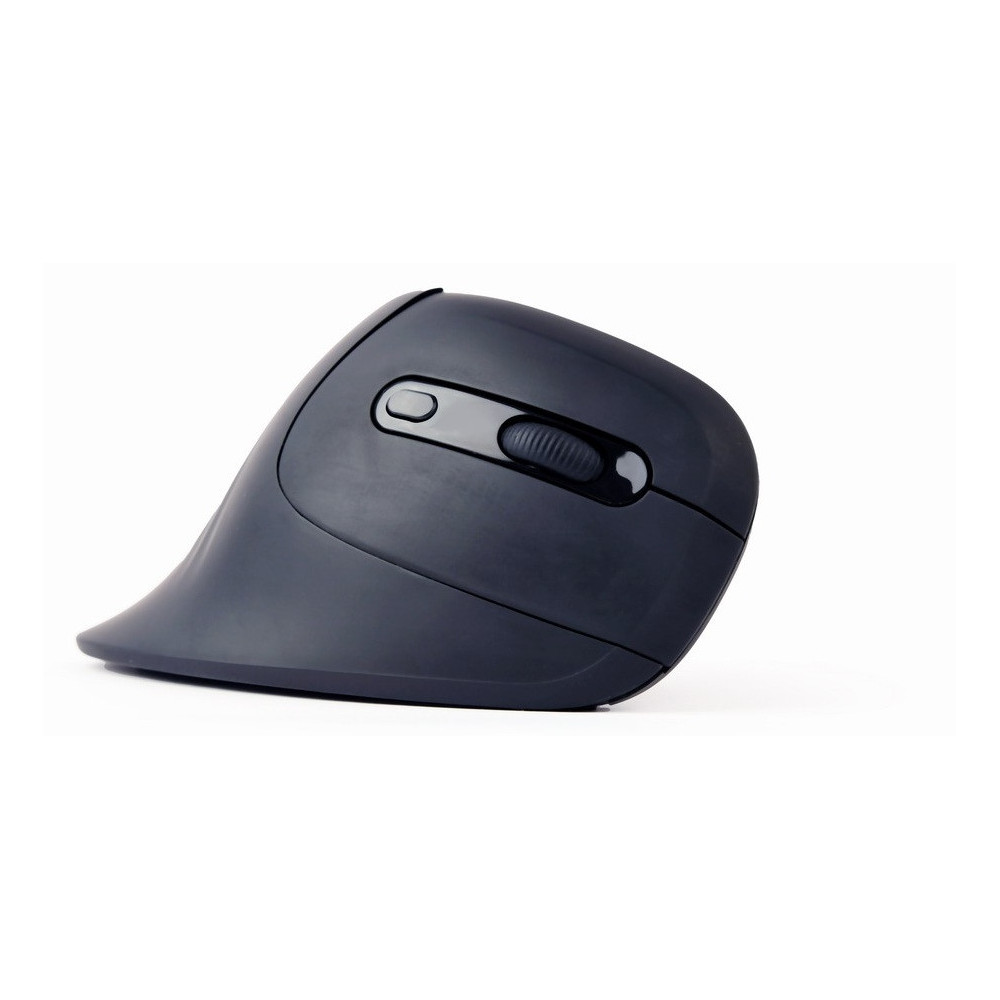 Souris optique sans fil GEMBIRD ergonomique à 6 boutons / Noir