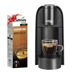 Machine à Café CAFFITALY VOLTA S36 1450W + Paquet De 10 Capsules CAFFITALY