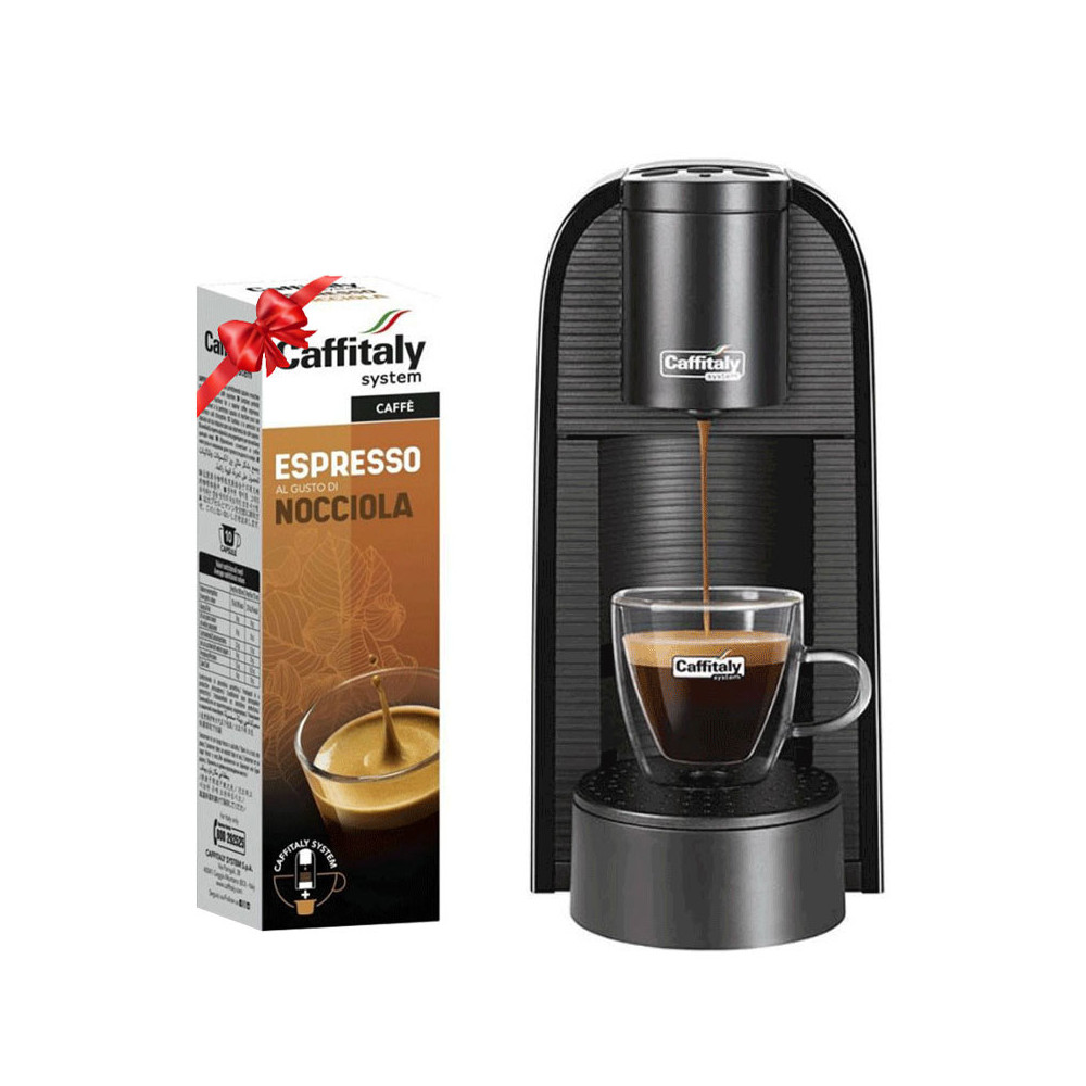 Machine à Café CAFFITALY VOLTA S36 1450W + Paquet De 10 Capsules CAFFITALY
