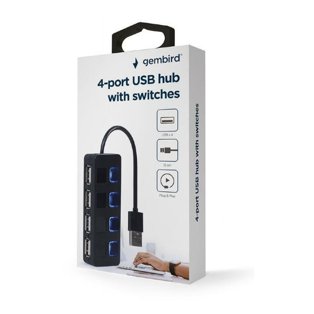 HUB USB GEMBIRD avec 4-ports