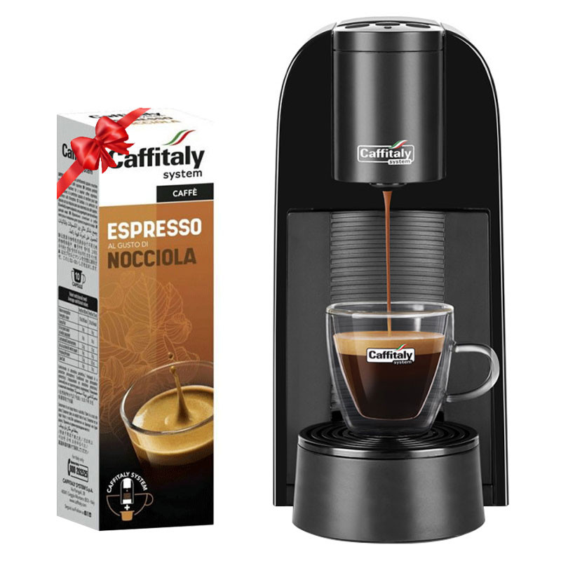 Machine à Café CAFFITALY VOLTA  + Paquet De 10 Capsules CAFFITALY
