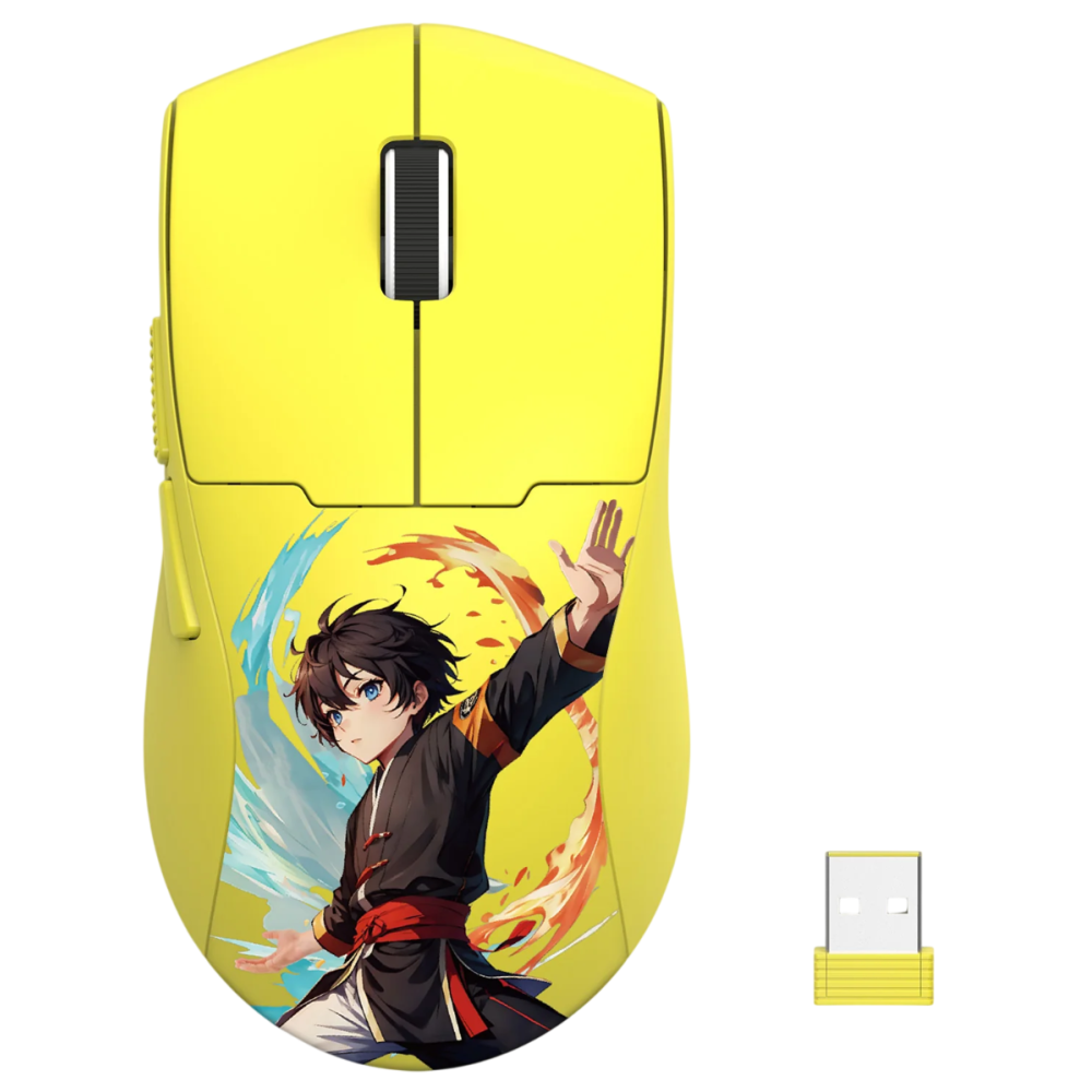 Souris REDRAGON K1NG MAX M918AKB-PRO / Jaune