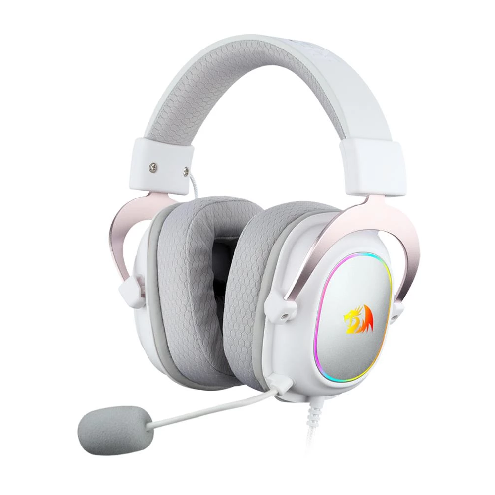 Casque Gaming  Redragon ZEUS H510 Zeus-X RGB / Blanc