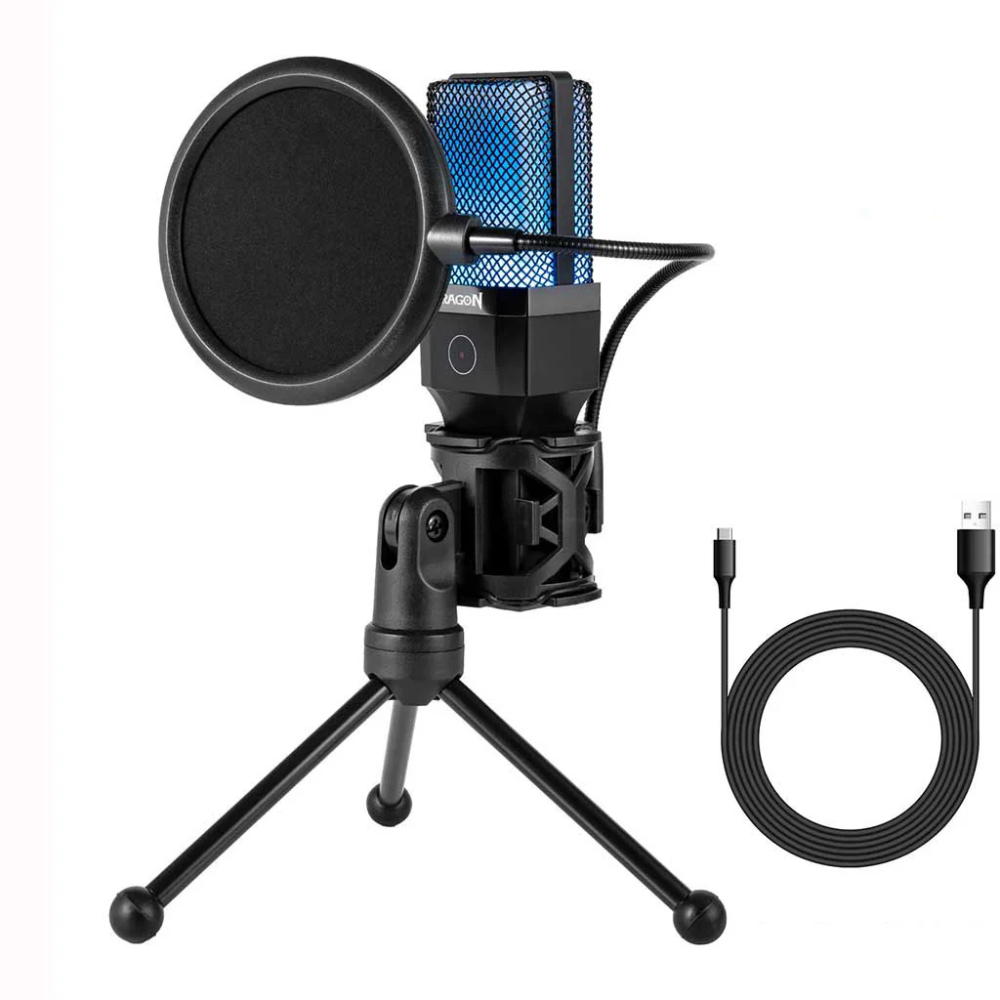 Microphone Redragon ADNE GM212 RGB / Noir