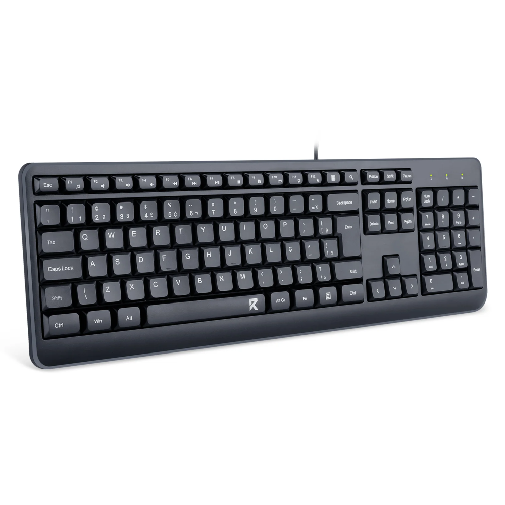 Clavier Filaire Redragon BK-7092 / Azerty / Noir