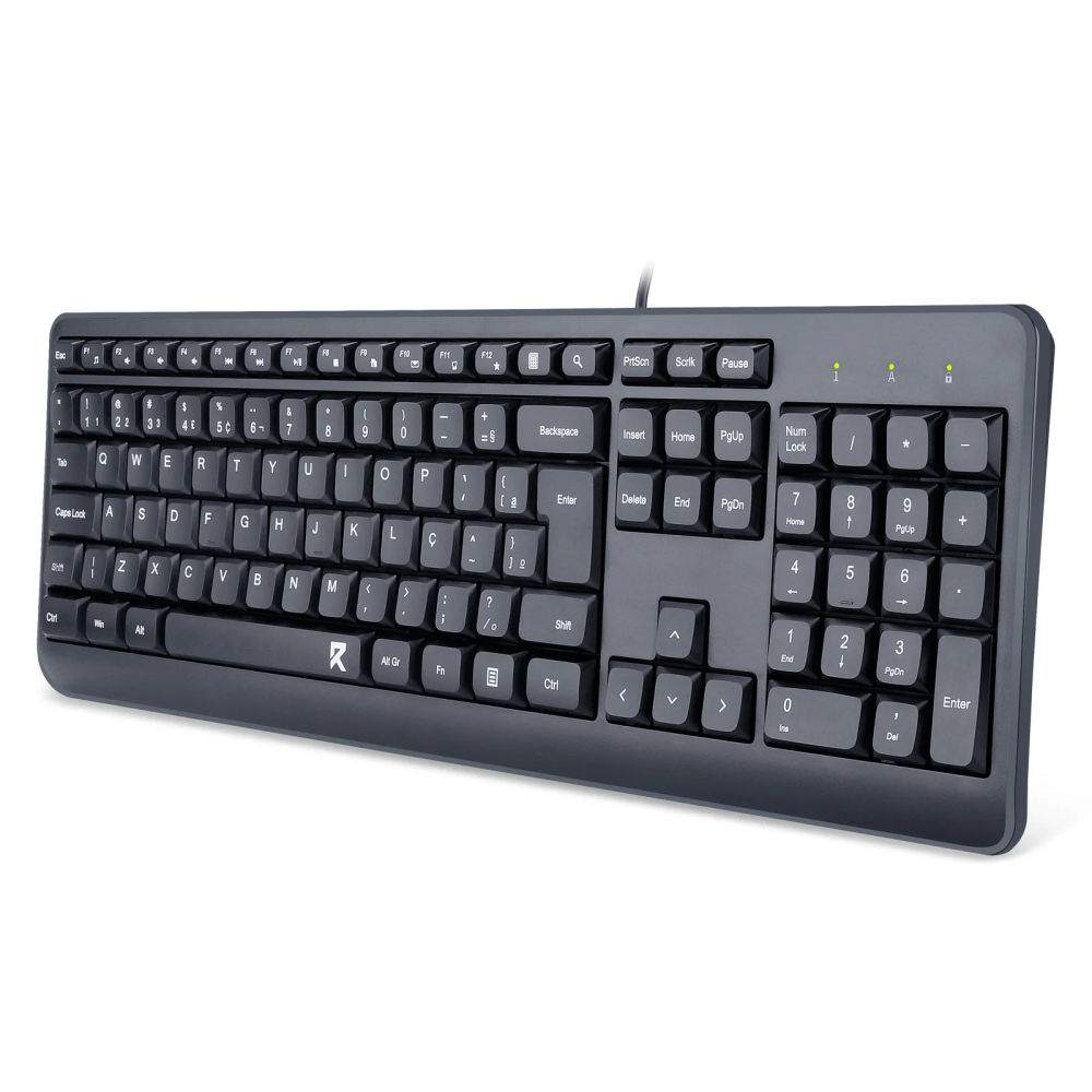 Clavier Filaire Redragon BK-7092 / Azerty / Noir