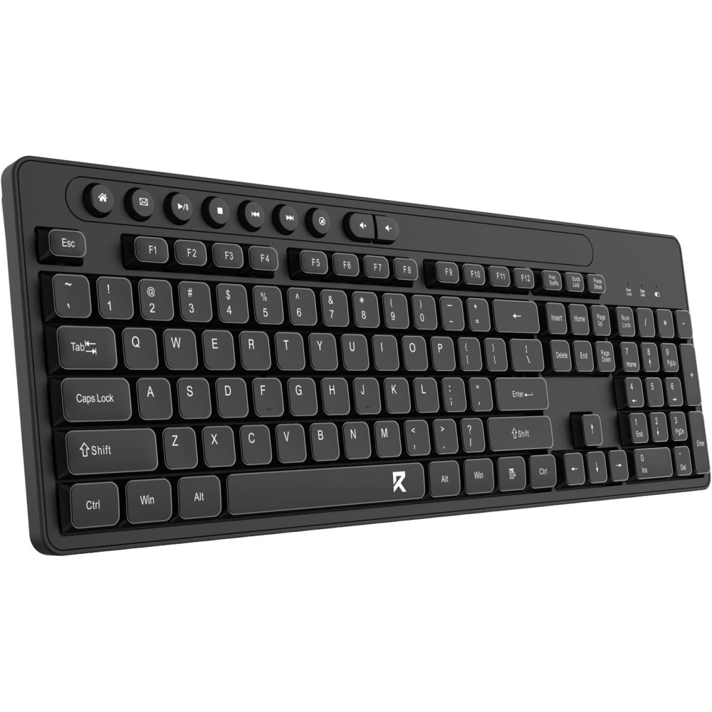 Clavier Sans fil Redragon BK-7094 / Azerty / Noir