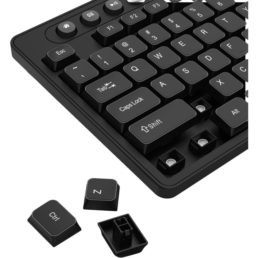 Clavier Sans fil Redragon BK-7094 / Azerty / Noir