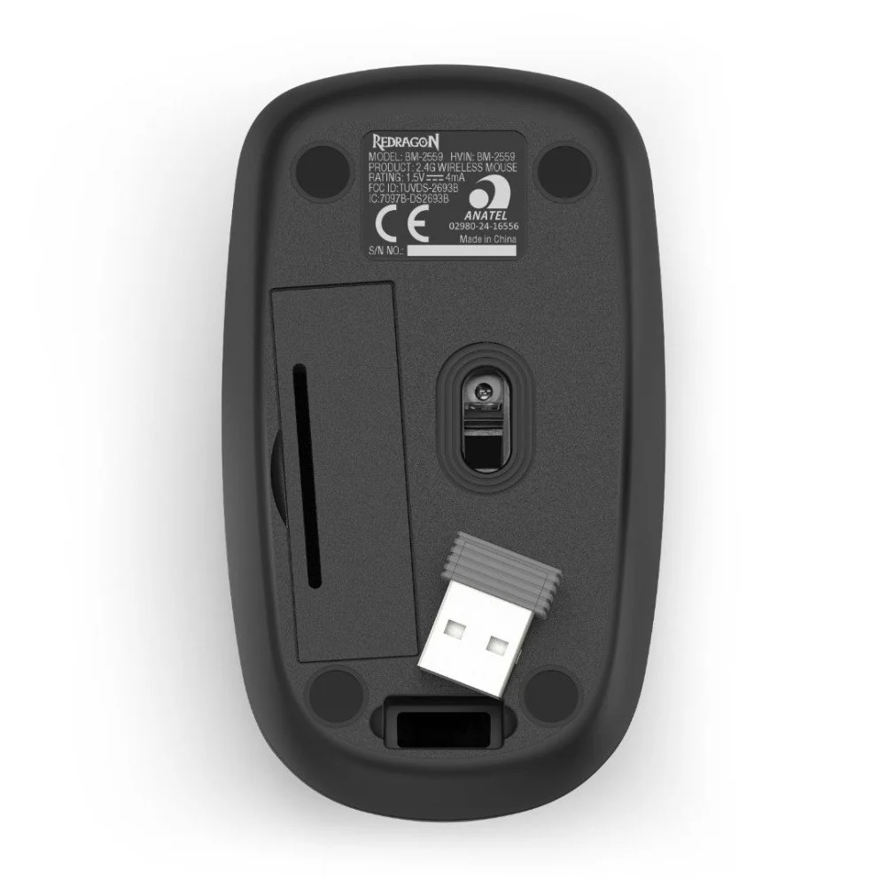 Souris Sans fil Redragon BM2559  / Noir