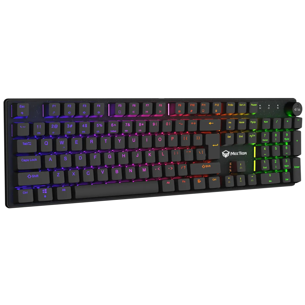 Clavier Gaming Mécanique MEETION MK009RD / Noir