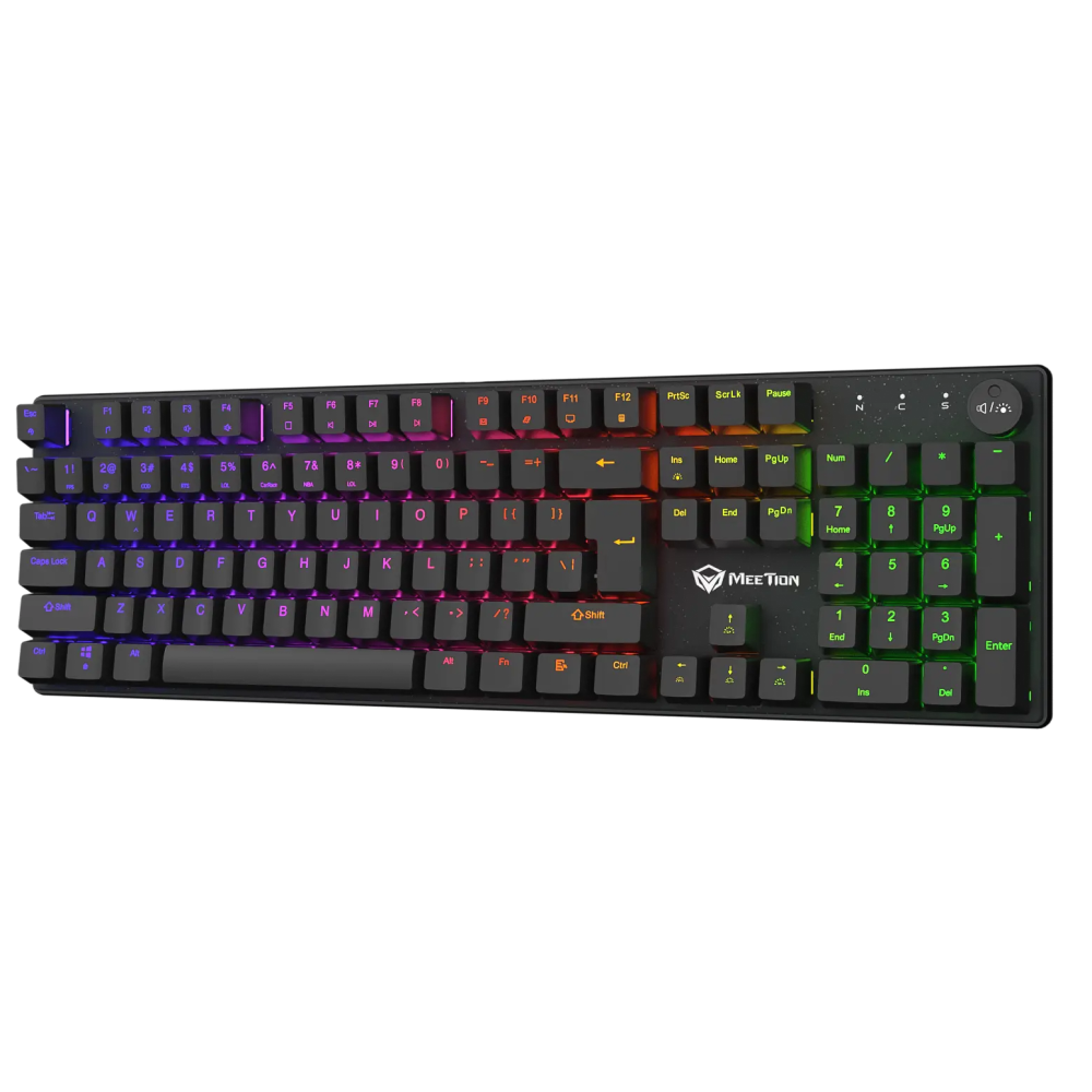 Clavier Gaming Mécanique MEETION MK009RD / Noir
