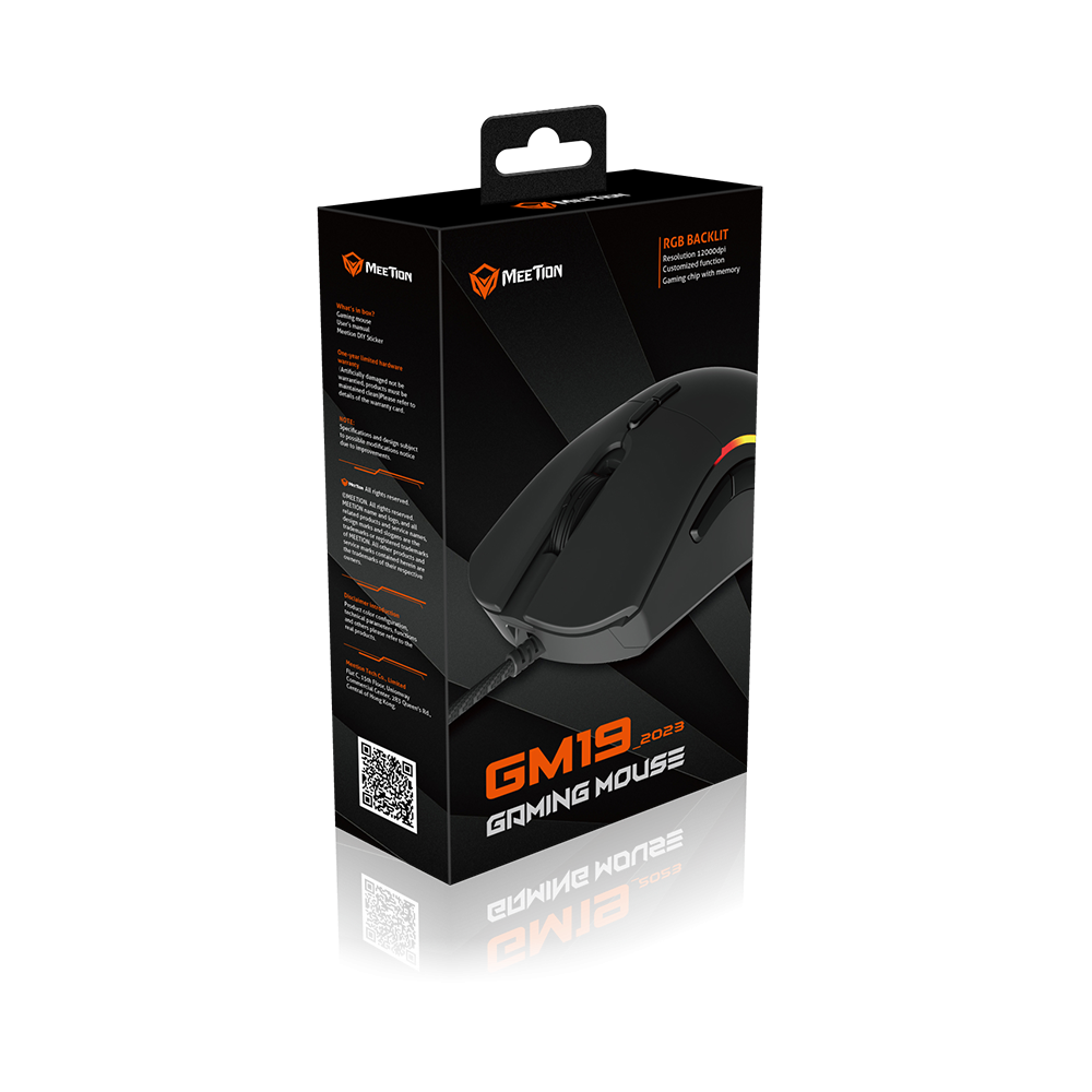 Souris Gamer MEETION MT-GM19 / Noir