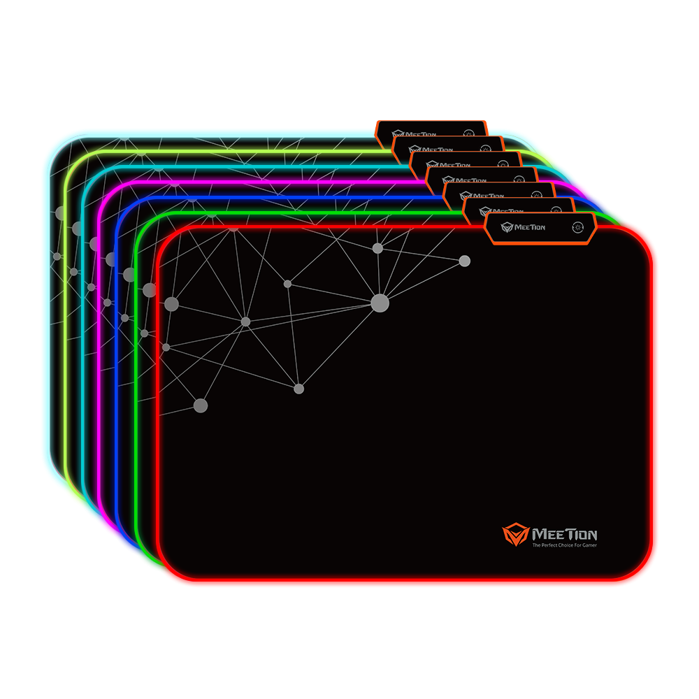 Tapis souris Gamer MEETION MT-PD120 RGB / Noir