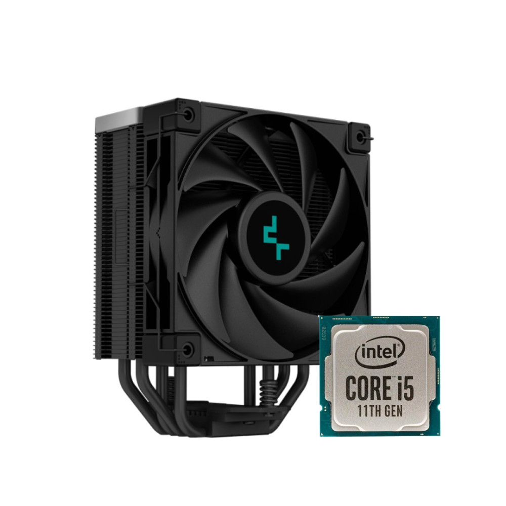 Pack: Processeur intel i5-11400F + Ventilateur de processeur DeepCool AK400 ZERO DARK