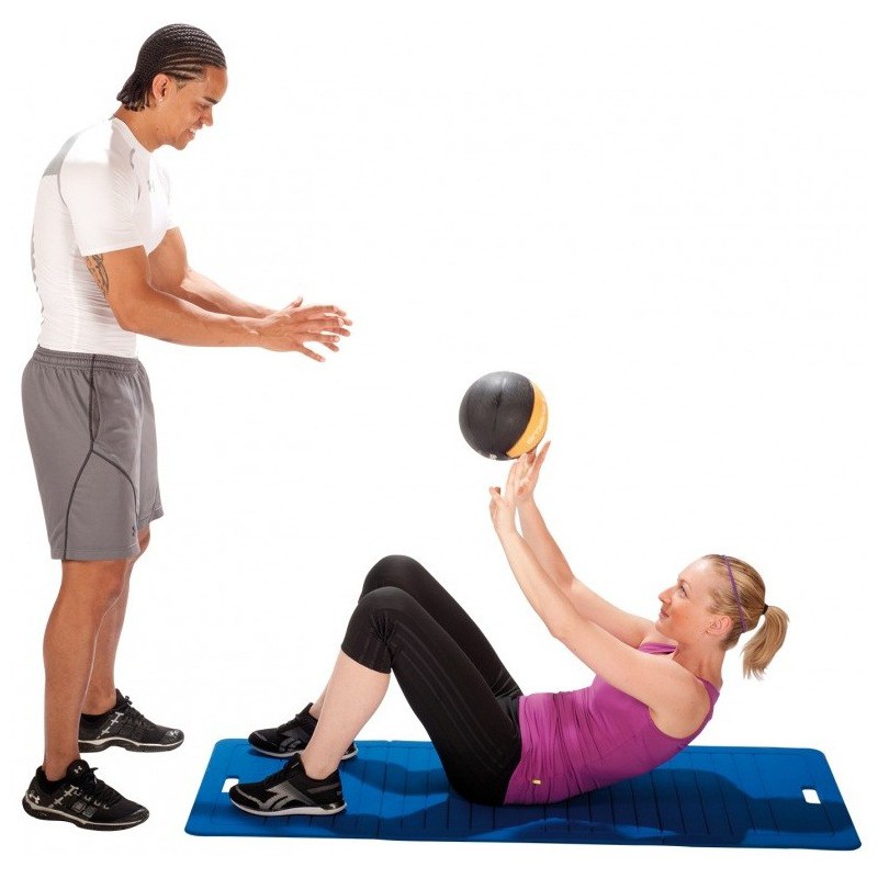 Palla Medica Sveltus 8kg - Con Maniglie, Per Allenamento Funzionale, Coordinazione E Potenza - Foto 11