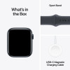 Apple Watch SE 44 mm avec boîtier en aluminium / bracelet sport minuit / M/L